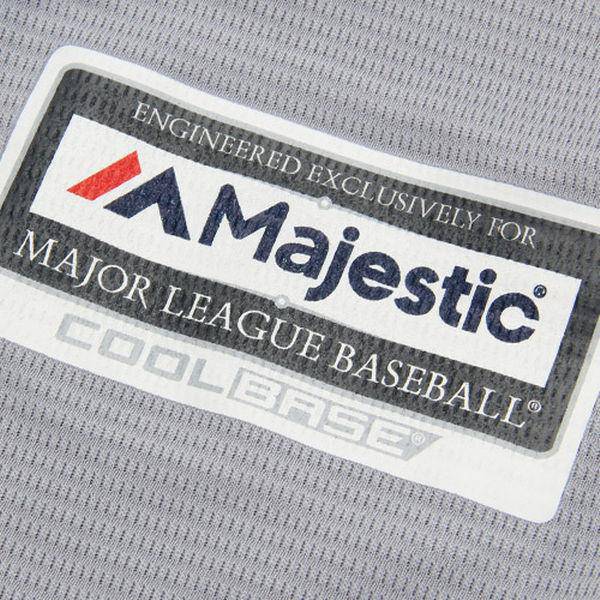 Chicago Cubs Mens Gray "Chicago" Road Cool Base Replica Jersey product image 4, provided for visual reference and product