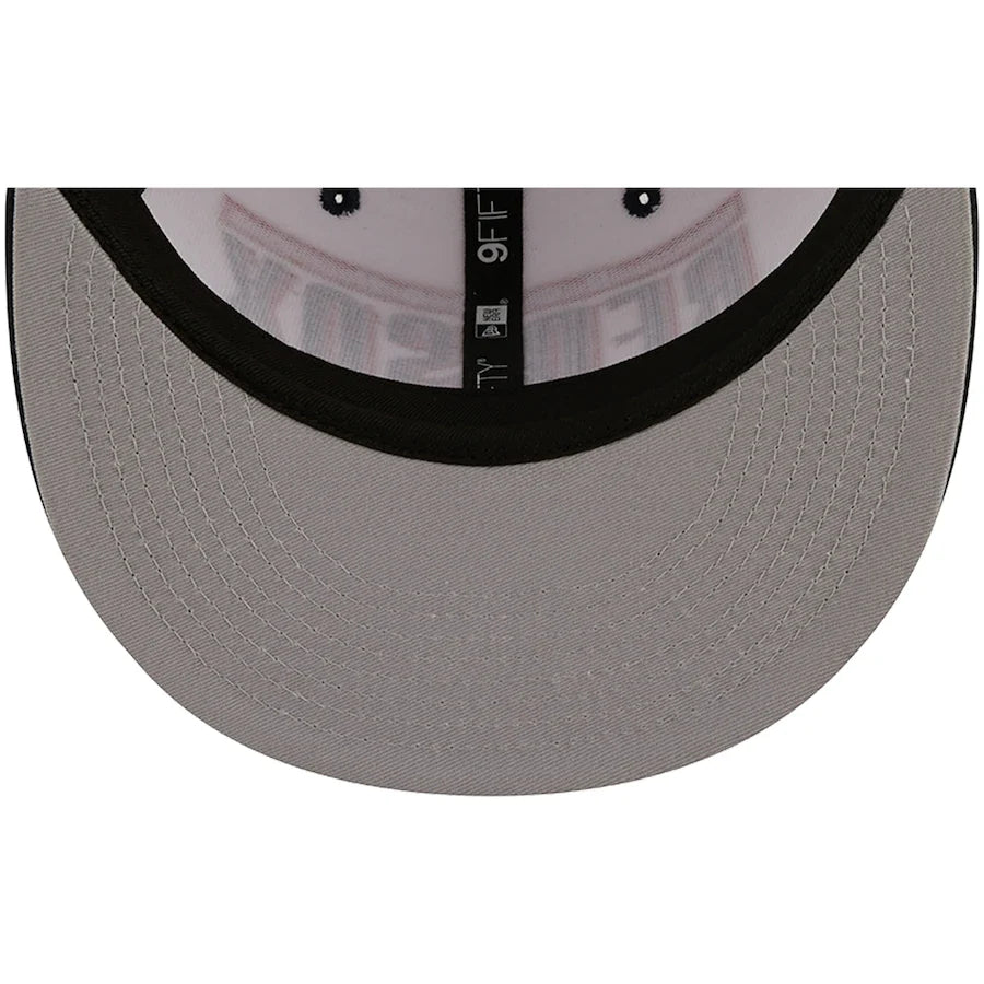 Boston Red Sox White and Navy Retro Title 9FIFTY Snapback Hat for Men product image 4, provided for visual reference and