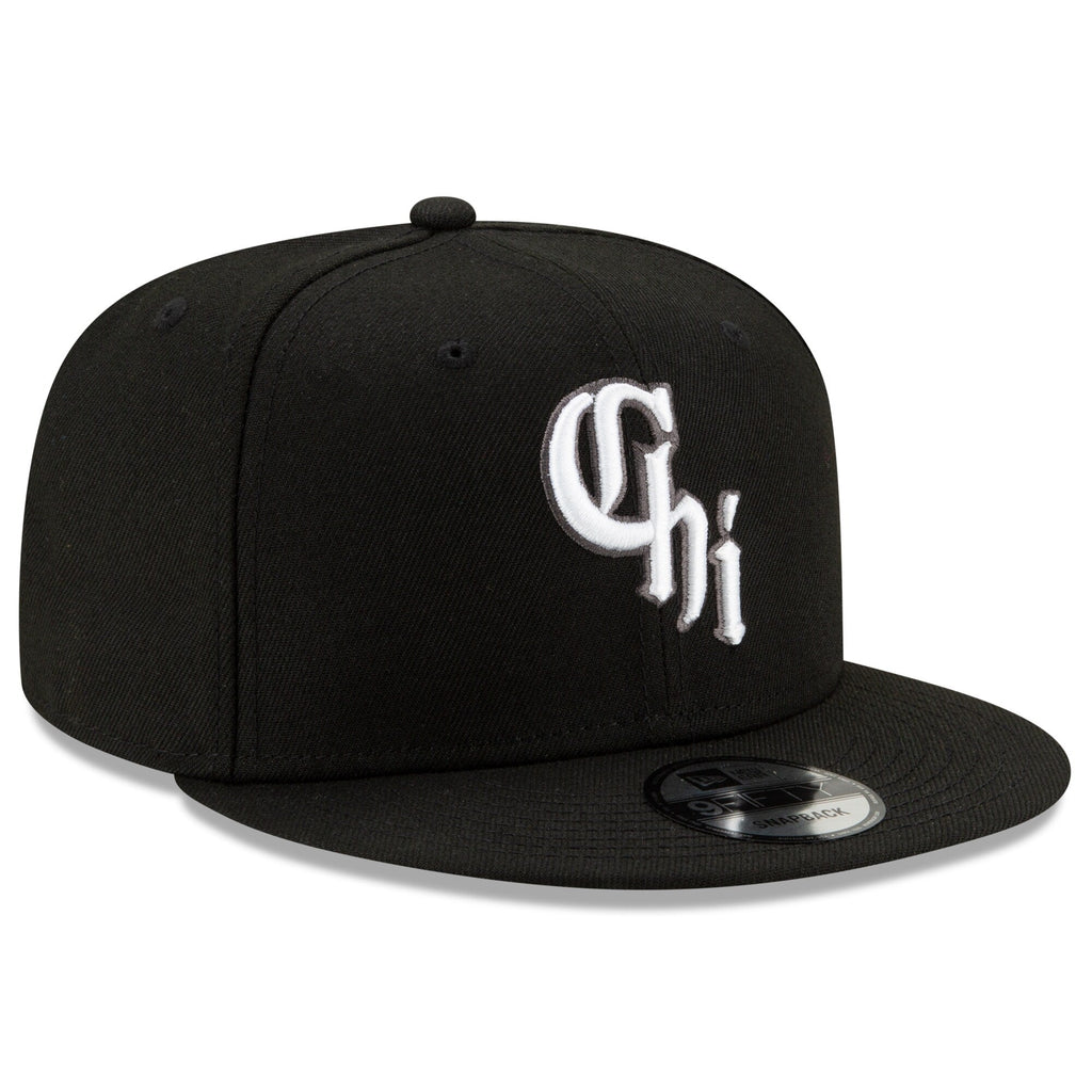 Chicago White Sox New Era Black City Connect 9FIFTY Snapback Adjustable Hat for Men product image 3, provided for visual
