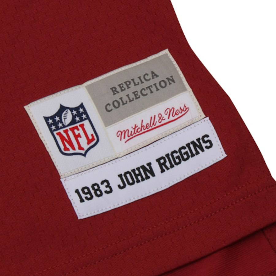 Mens Washington Commanders Redskins John Riggins Mitchell & Ness Burgundy Retired Player Vintage Replica Jersey product