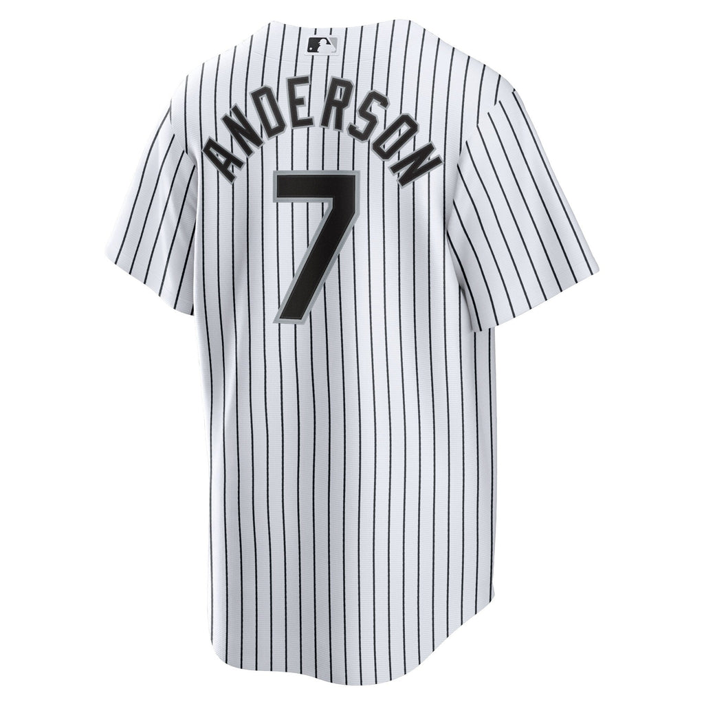 Chicago White Sox Tim Anderson Nike Home White Replica Player Name Jersey for Men product image 3, provided for visual