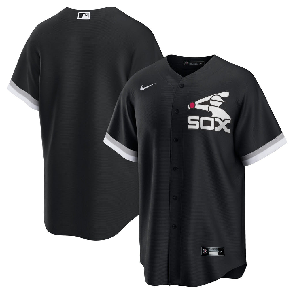 Chicago White Sox Nike Batterman Replica Team Jersey - Black for Men product image 1, provided for visual reference and
