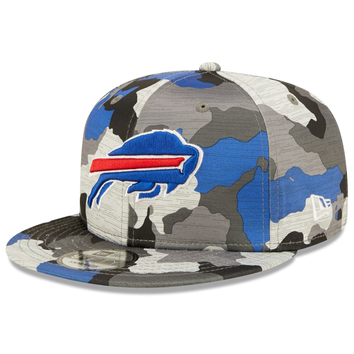 Buffalo Bills New Era Camo 2022 NFL Training Camp Official 9FIFTY Snapback Adjustable Hat for Men product image 1, provided