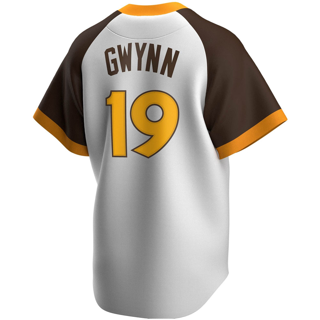 San Diego Padres Tony Gwynn Nike White Home Cooperstown Collection Player Jersey for Men product image 3, provided for