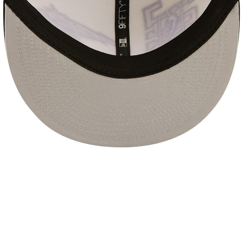 Orlando Magic New Era 2022 NBA Draft 9FIFTY Snapback Adjustable Hat - Cream/Black product image 5, provided for visual