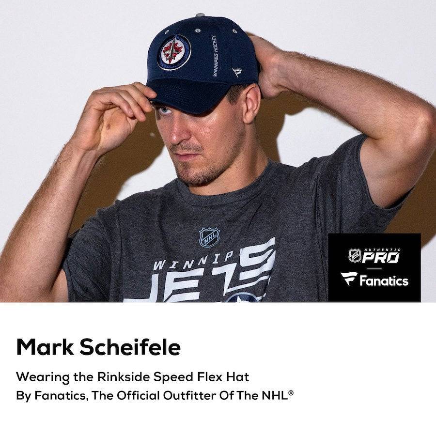 Winnipeg Jets Fanatics Branded Navy Authentic Pro Rinkside Speed Flex Hat for Men product image 5, provided for visual