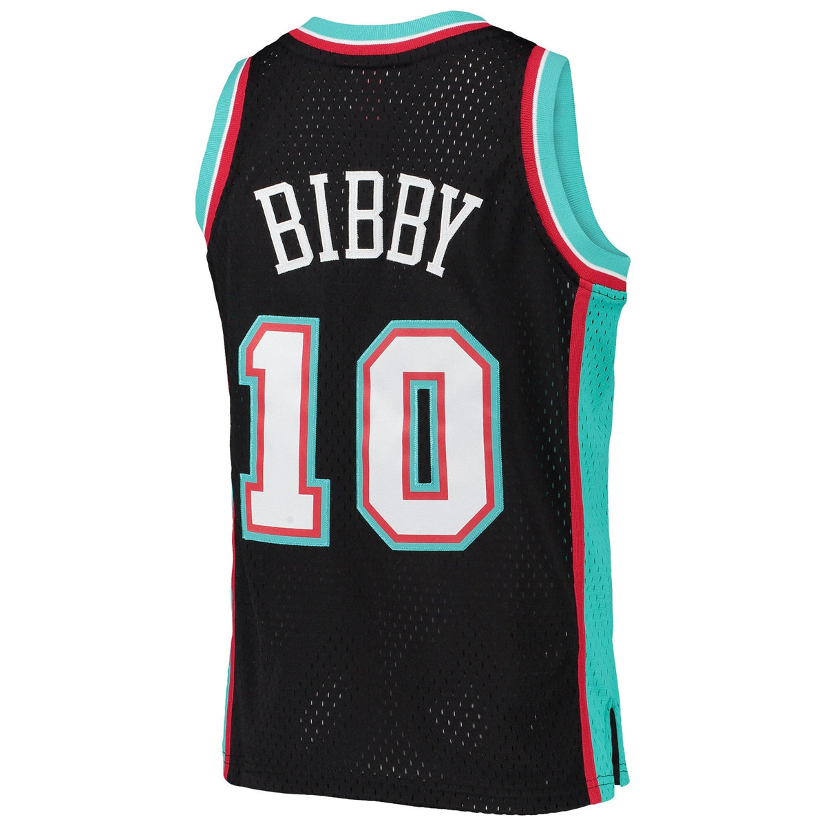 Youth Vancouver Grizzlies Mike Bibby Mitchell & Ness Black 2000-01 Hardwood Classics Swingman Jersey product image 3,
