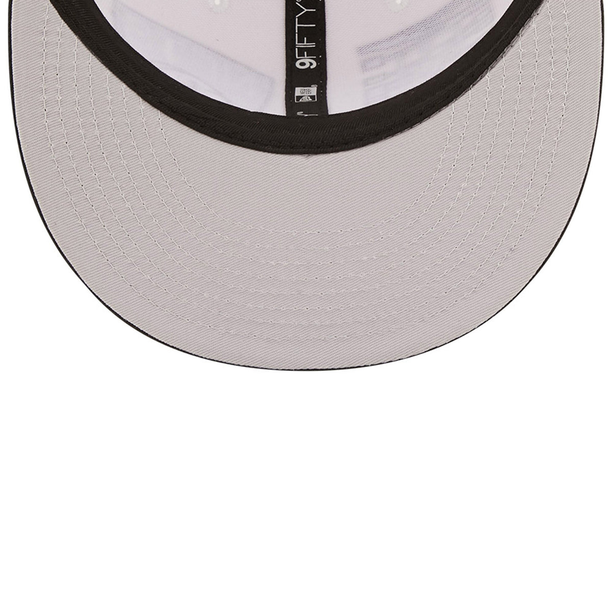 Brooklyn Nets New Era 2022 NBA Draft 9FIFTY Snapback Adjustable Hat - Cream/Black product image 5, provided for visual