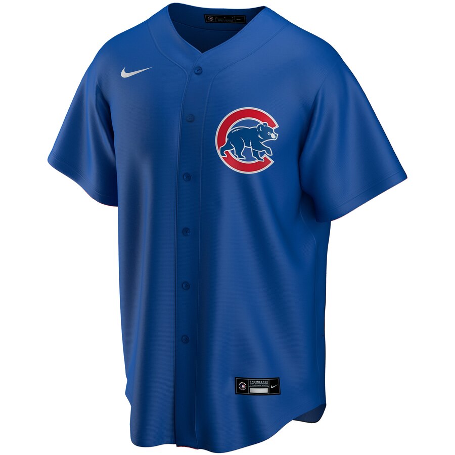 NIKE Men Anthony Rizzo Chicago Cubs Blue Alternate Replica Jersey product image 2, provided for visual reference and product