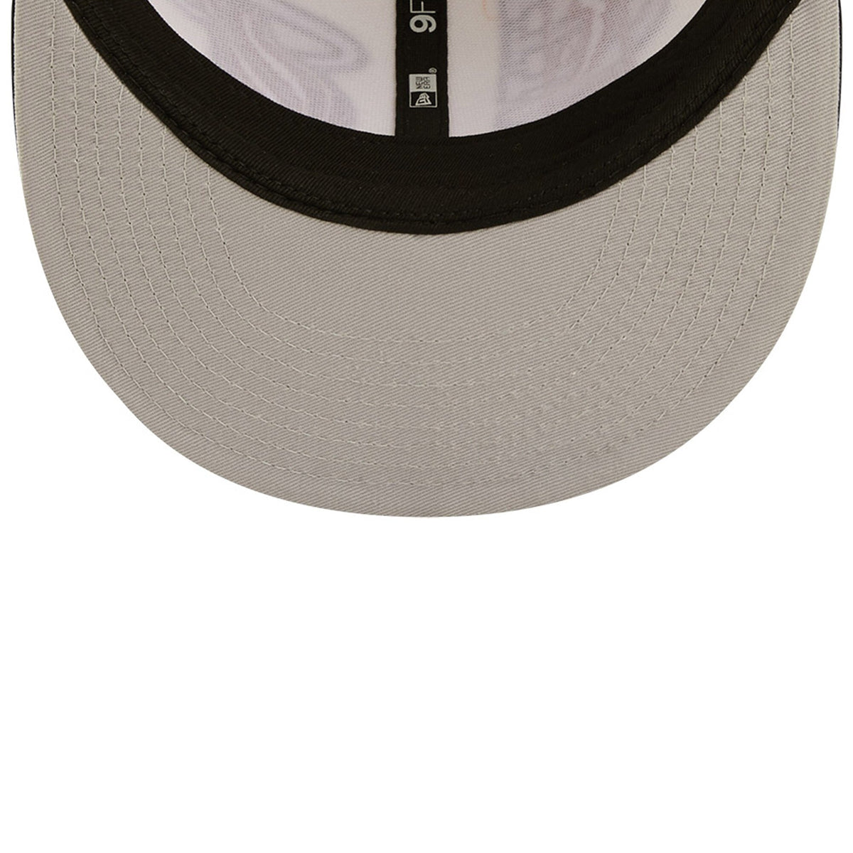 Miami Heat New Era 2022 NBA Draft 9FIFTY Snapback Adjustable Hat - Cream/Black product image 5, provided for visual