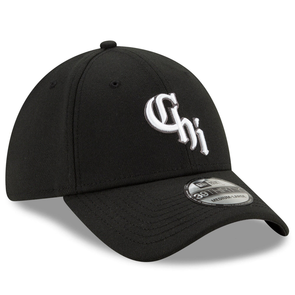 Chicago White Sox New Era Black City Connect 39THIRTY Flex Hat for Men product image 3, provided for visual reference and