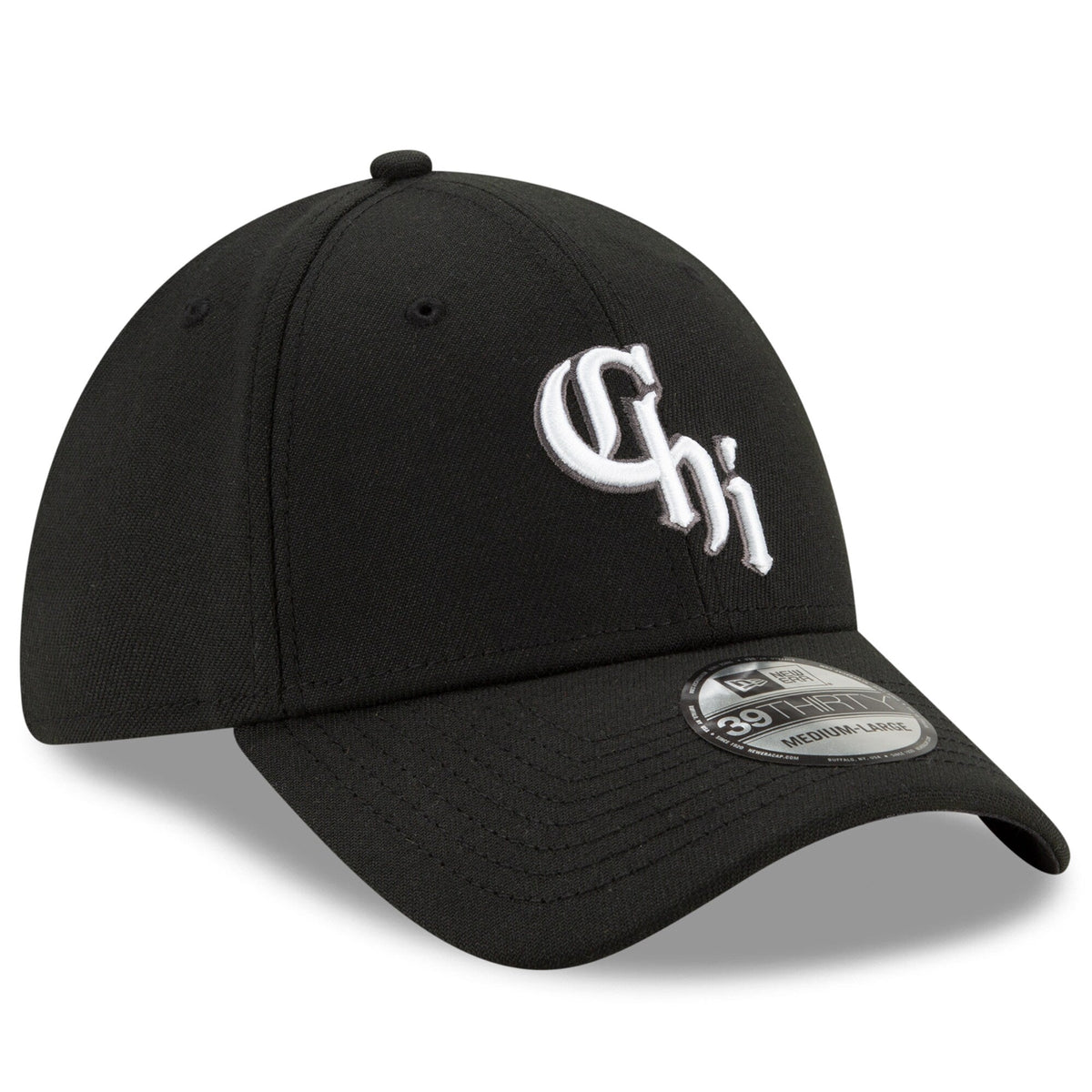 Chicago White Sox New Era Black City Connect 39THIRTY Flex Hat for Men product image 3, provided for visual reference and