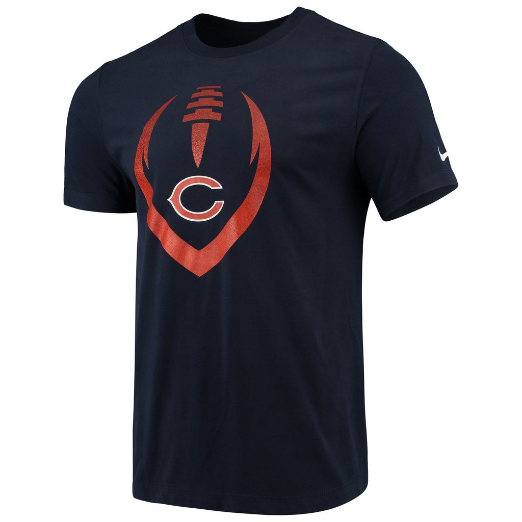 Chicago Bears Nike Navy Fan Gear Modern Icon Performance T-Shirt for Men product image 2, provided for visual reference and