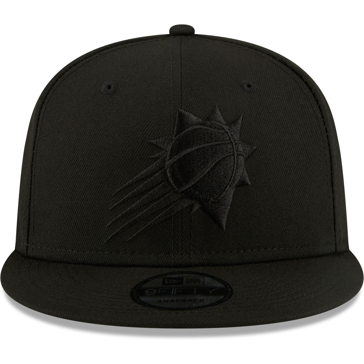 Phoenix Suns New Era Black On Black Color Pack 9FIFTY Snapback Hat for Men product image 2, provided for visual reference