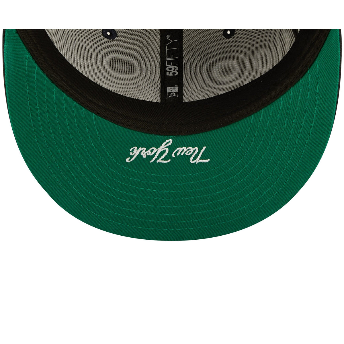 New York Yankees New Era Navy Sidesplit 59FIFTY Fitted Hat for Men product image 5, provided for visual reference and