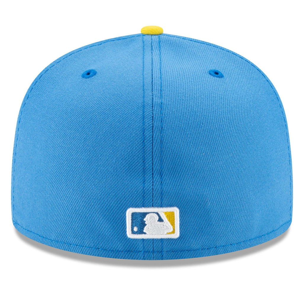 Boston Red Sox New Era Light Blue City Connect 59FIFTY Fitted Hat for Men product image 4, provided for visual reference and