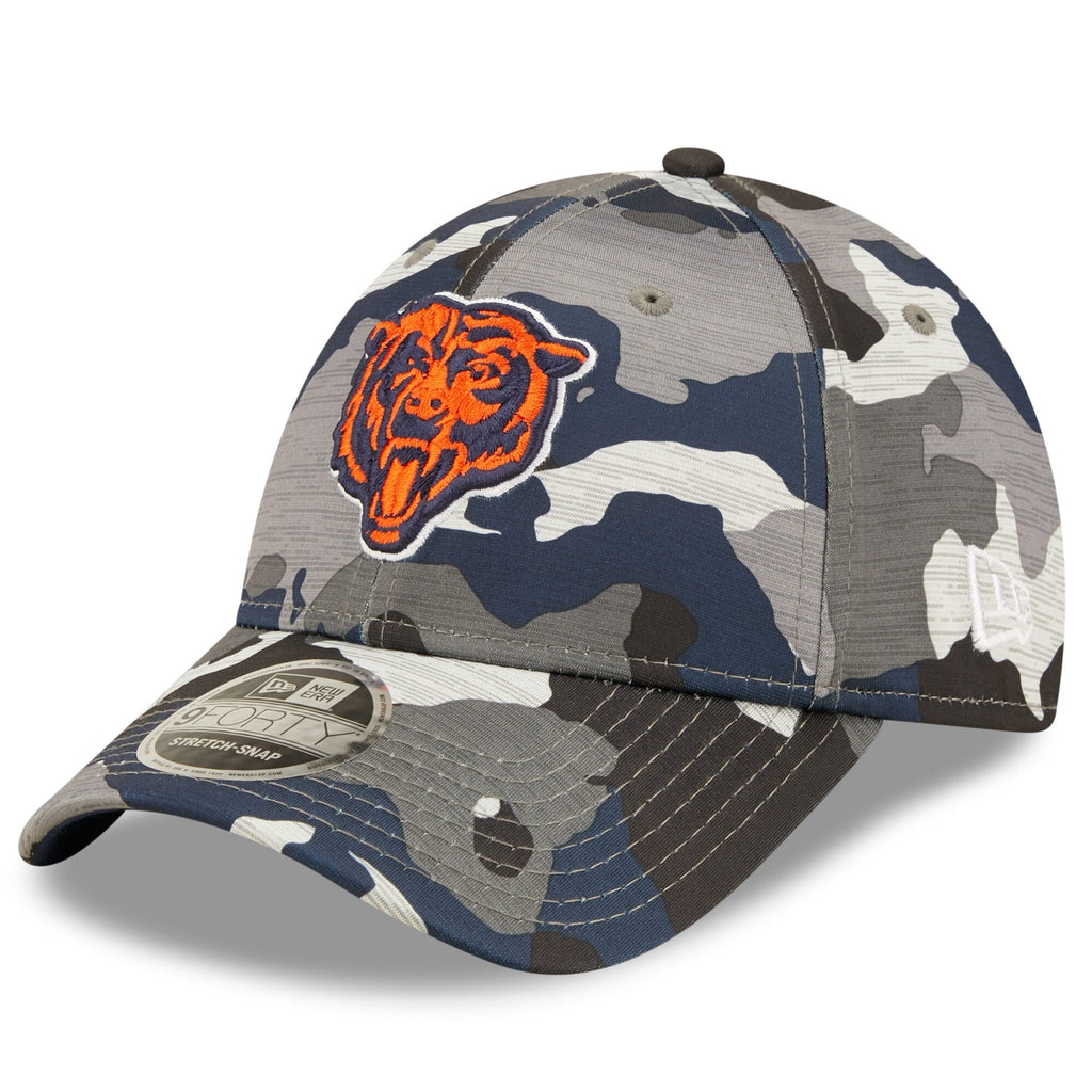 Chicago Bears New Era Camo 2022 NFL Training Camp Official 9FORTY Adjustable Hat for Men product image 1, provided for