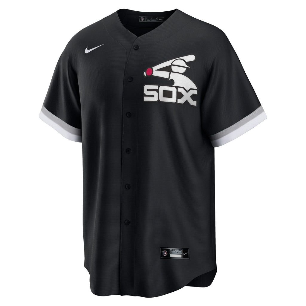 Chicago White Sox Nike Batterman Replica Team Jersey - Black for Men product image 2, provided for visual reference and