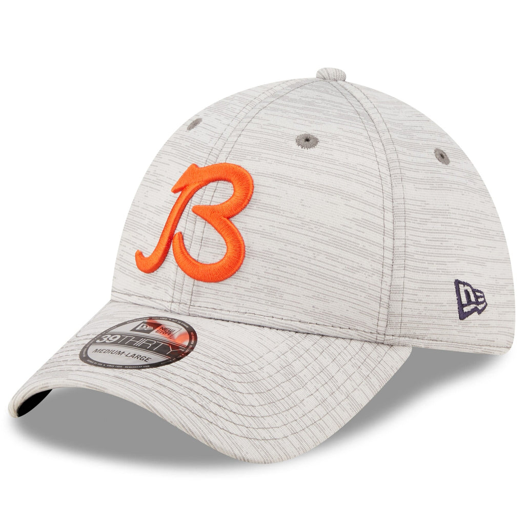Chicago Bears New Era Gray 2022 NFL Training Camp Official Coach Script 39THIRTY Flex Hat for Men product image 1, provided