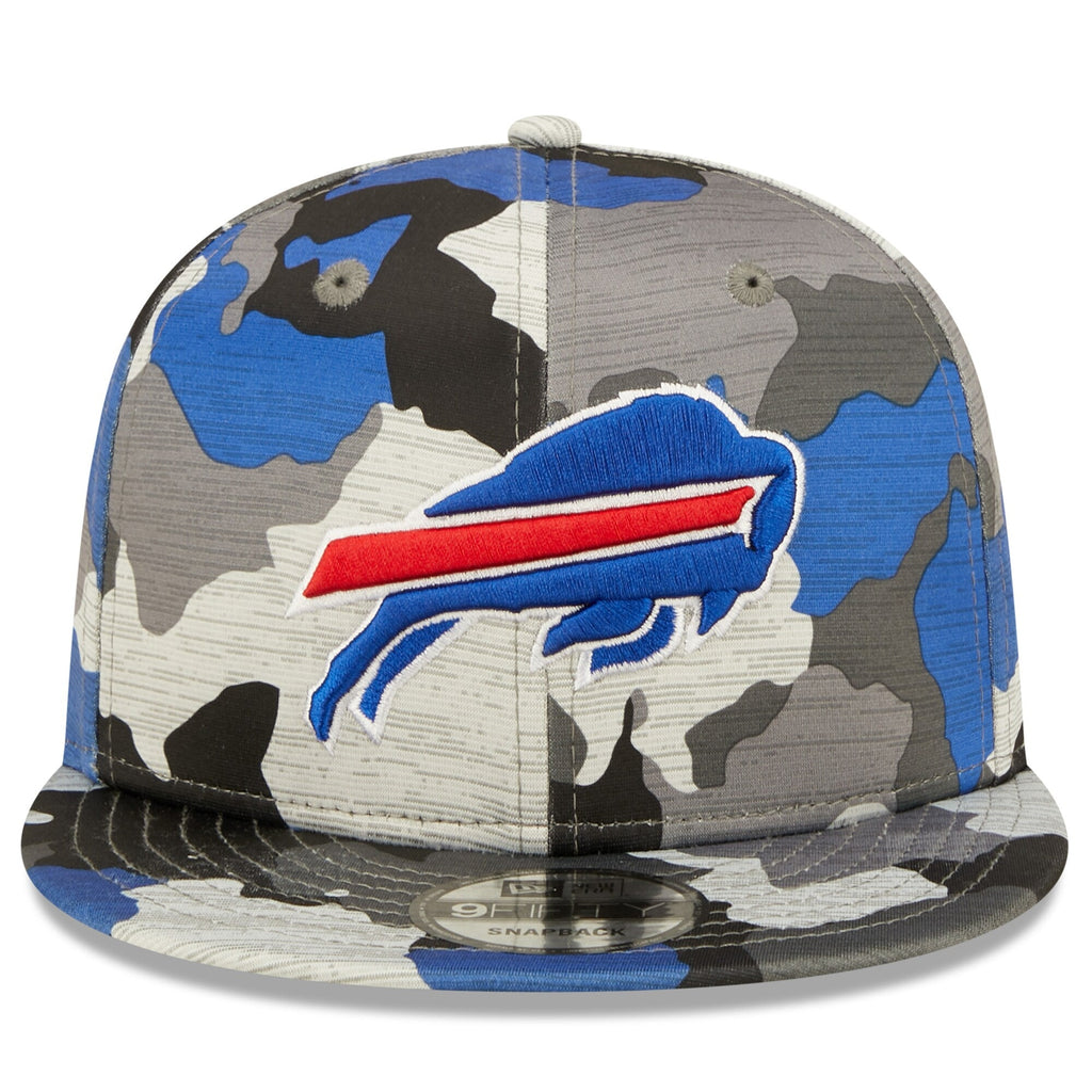 Buffalo Bills New Era Camo 2022 NFL Training Camp Official 9FIFTY Snapback Adjustable Hat for Men product image 2, provided