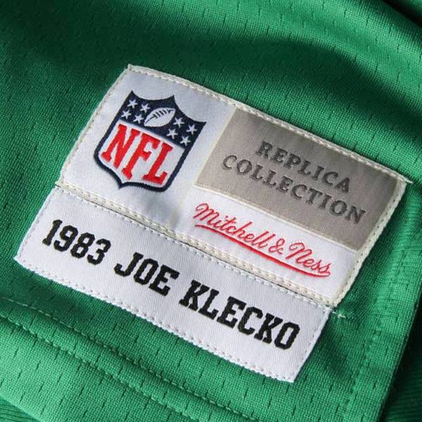 New York Jets Joe Klecko Mitchell & Ness Green Retired Player Replica Jersey for Men product image 6, provided for visual