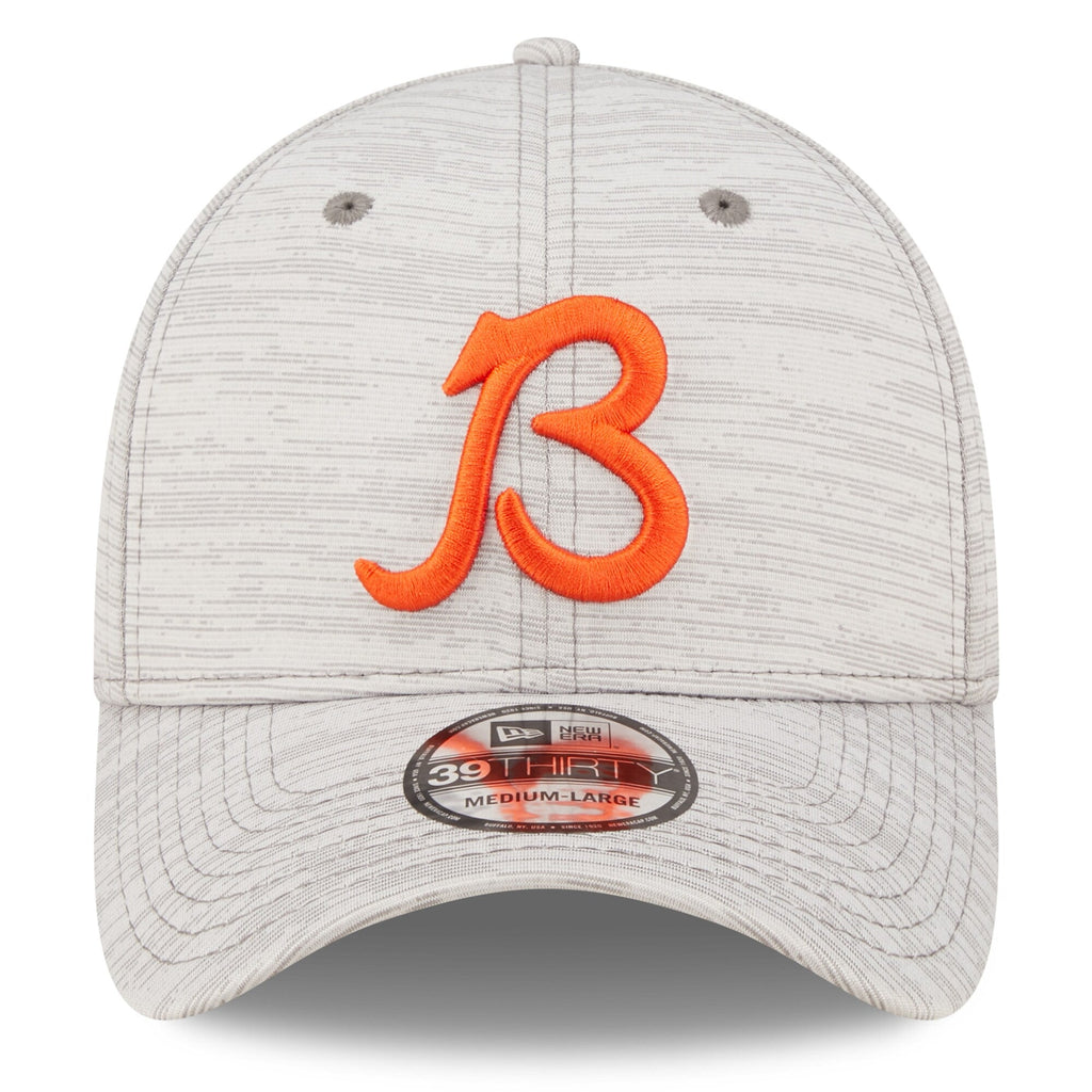 Chicago Bears New Era Gray 2022 NFL Training Camp Official Coach Script 39THIRTY Flex Hat for Men product image 2, provided
