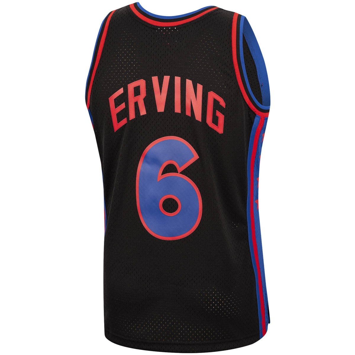 Mitchell & Ness Julius Erving Black Philadelphia 76ers 1976-77 Hardwood Classics Reload Swingman Jersey for Men product