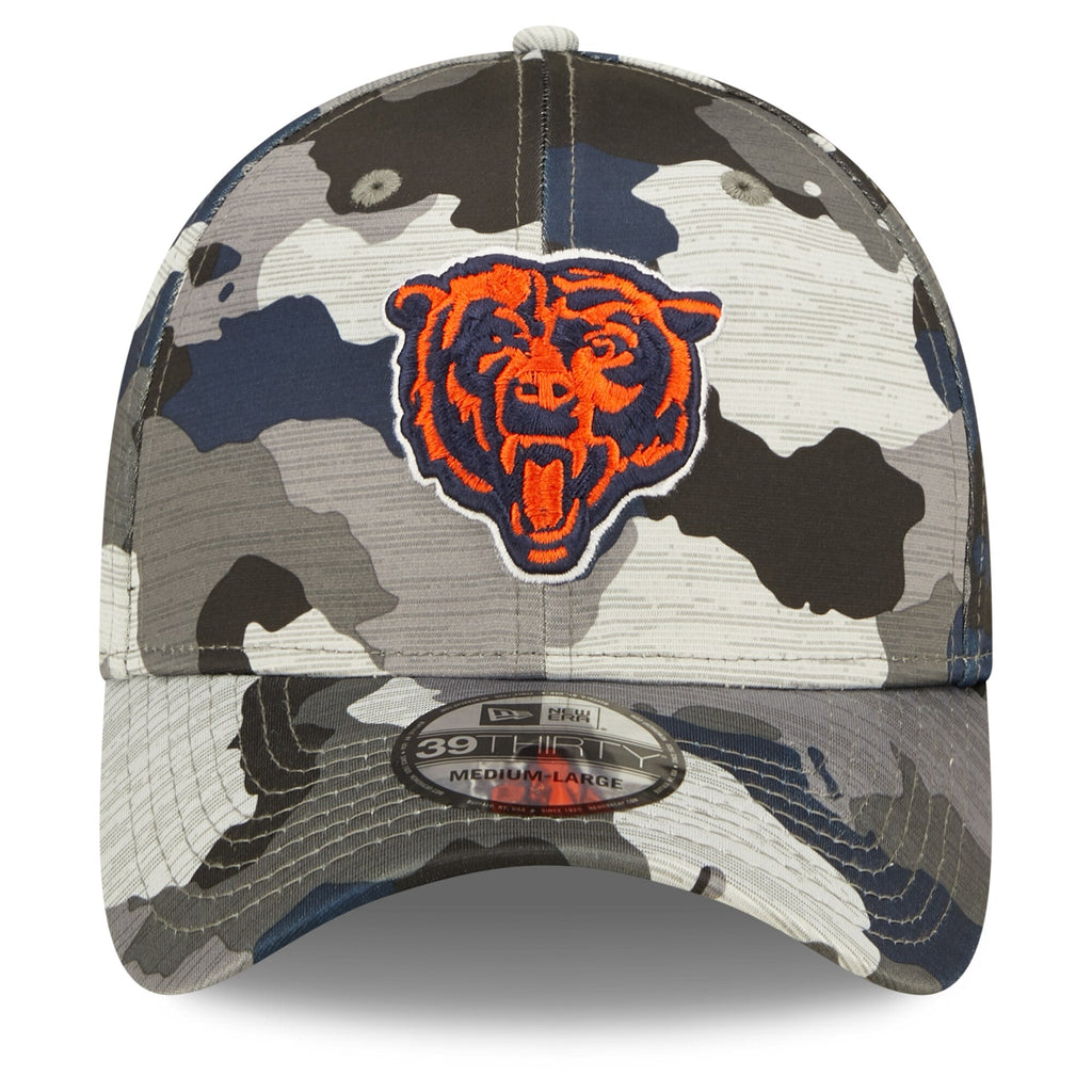 Chicago Bears New Era Camo 2022 NFL Training Camp Official Mascot 39THIRTY Flex Hat for Men product image 2, provided for