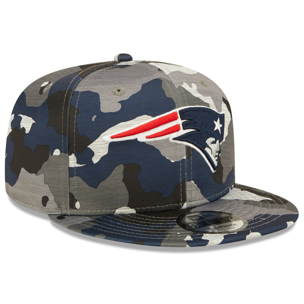 New England Patriots New Era Camo 2022 NFL Training Camp Official 9FIFTY Snapback Adjustable Hat for Men product image 3,