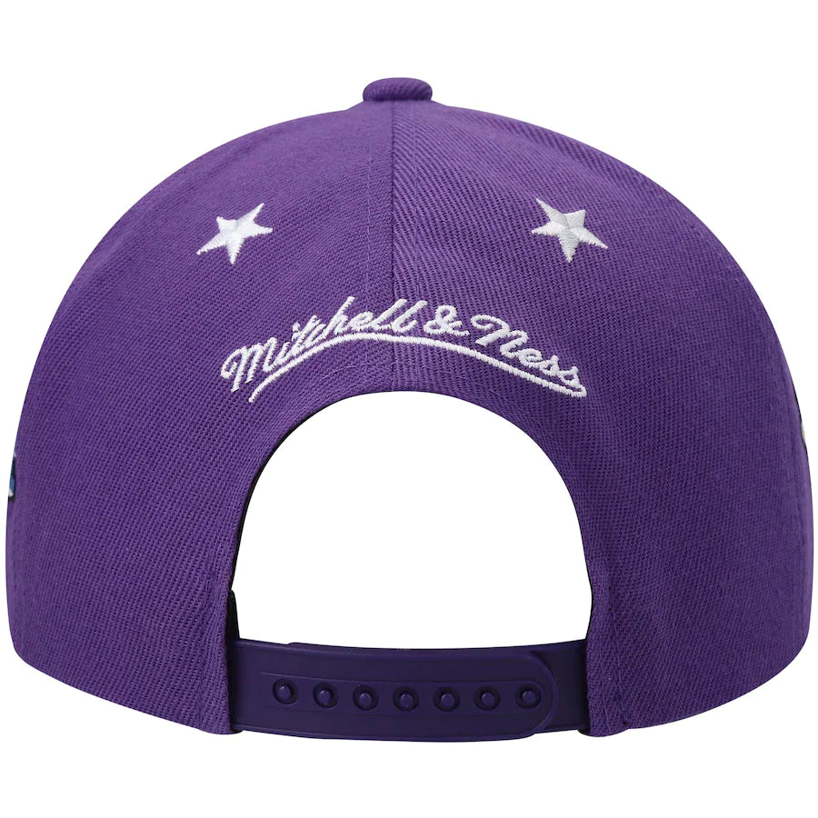 Los Angeles Lakers NBA 97 Top Star HWC Purple Mitchell & Ness Snapback Hat product image 4, provided for visual reference