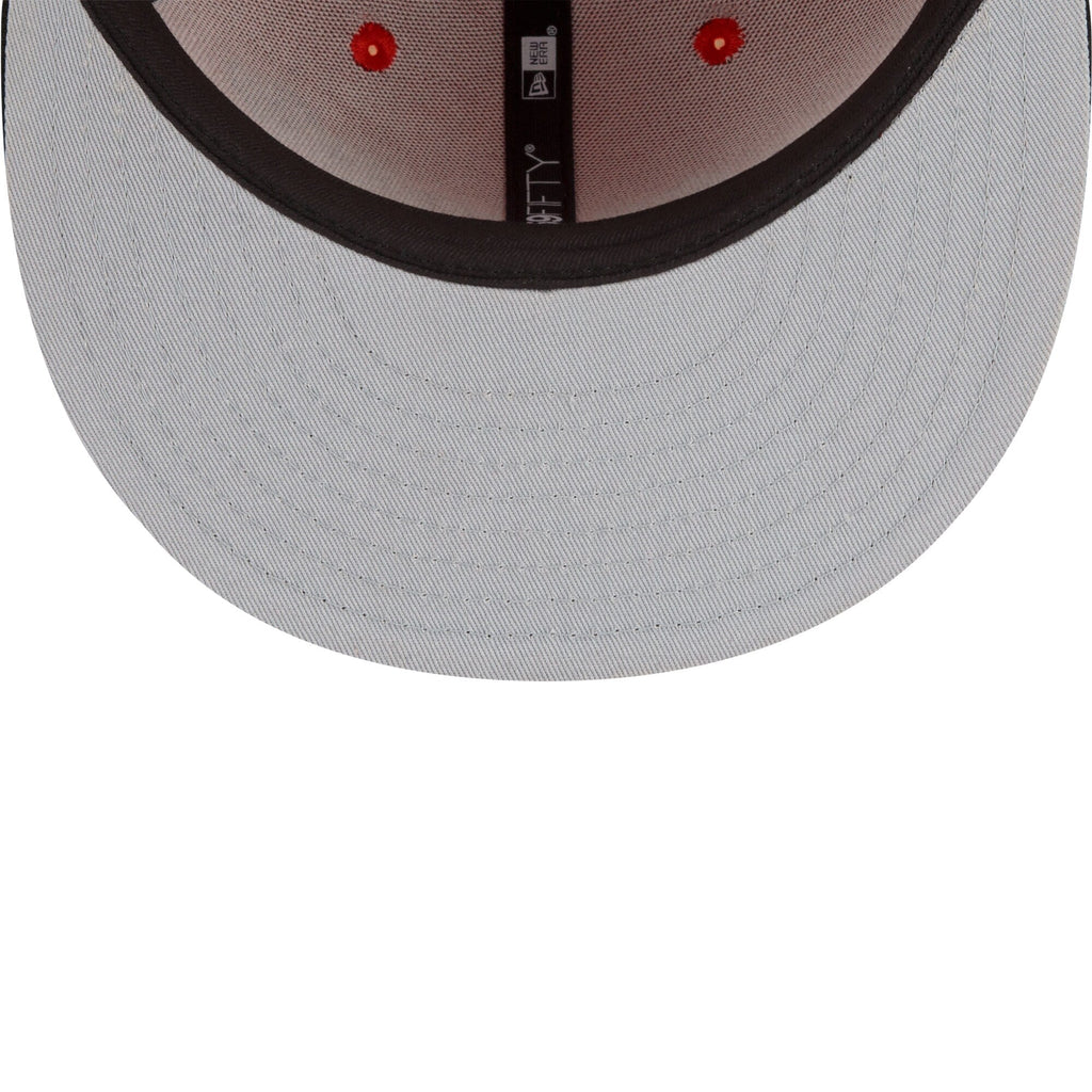 Chicago Bulls New Era 2021/22 City Edition City Edition Official 59FIFTY Fitted Hat - Black/Red product image 5, provided