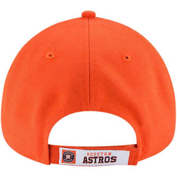 Houston Astros Men’s New Era Orange/Navy The League Alternate 9FORTY Adjustable Hat product image 4, provided for visual