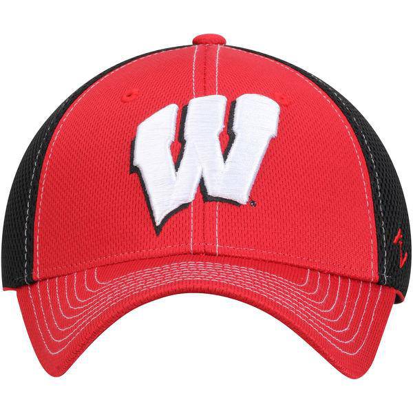 NCAA Wisconsin Badgers Zephyr Vapor Rally 2 Flex Fit Hat for Men product image 2, provided for visual reference and product
