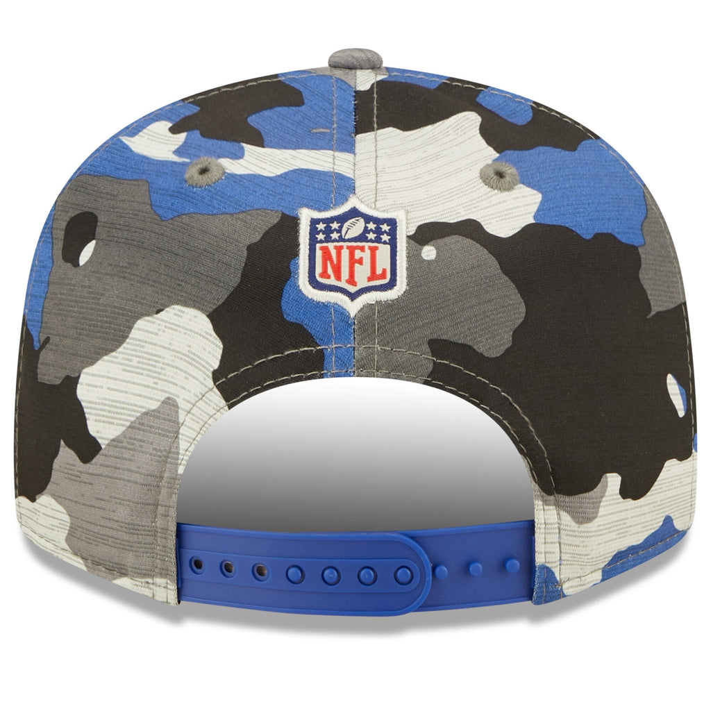Buffalo Bills New Era Camo 2022 NFL Training Camp Official 9FIFTY Snapback Adjustable Hat for Men product image 4, provided