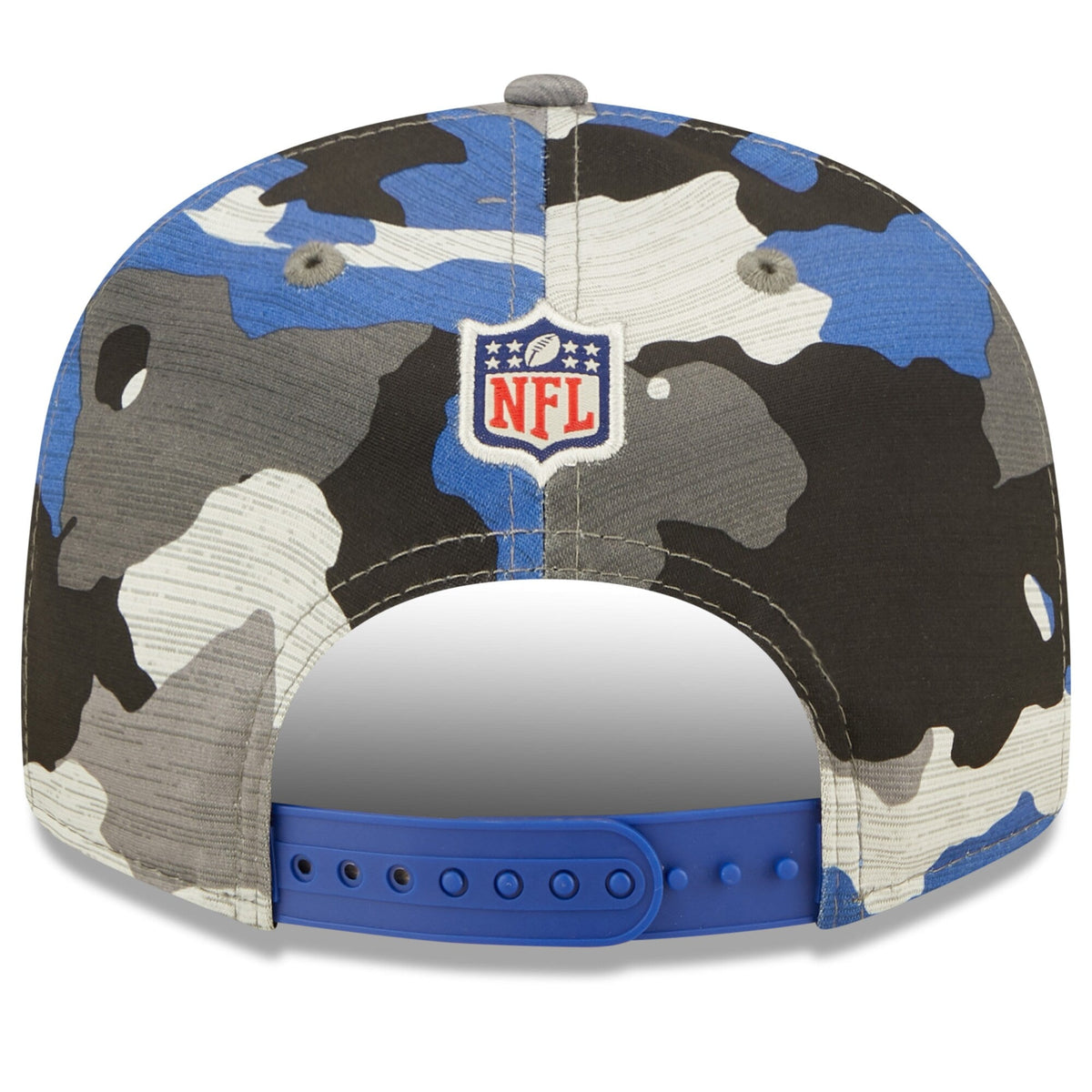 Buffalo Bills New Era Camo 2022 NFL Training Camp Official 9FIFTY Snapback Adjustable Hat for Men product image 4, provided
