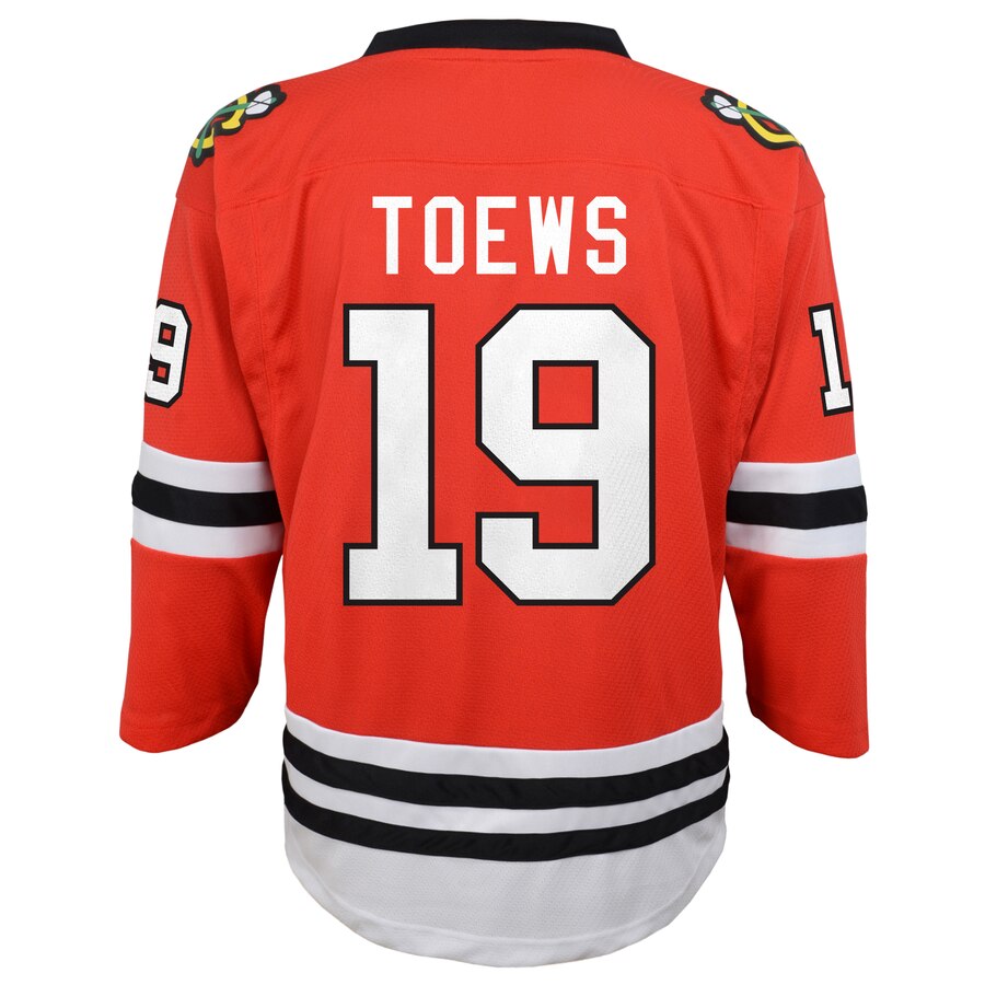 Chicago Blackhawks Outerstuff Jonathan Toews Toddler Jersey (2T-4T) product image 2, provided for visual reference and