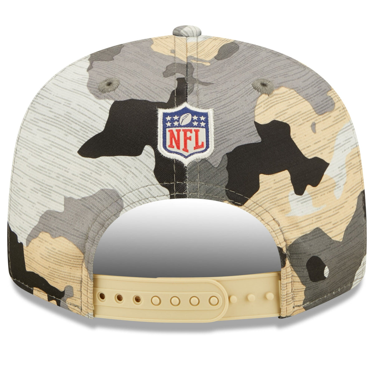 New Orleans Saints New Era Camo 2022 NFL Training Camp Official 9FIFTY Snapback Adjustable Hat for Men product image 4,