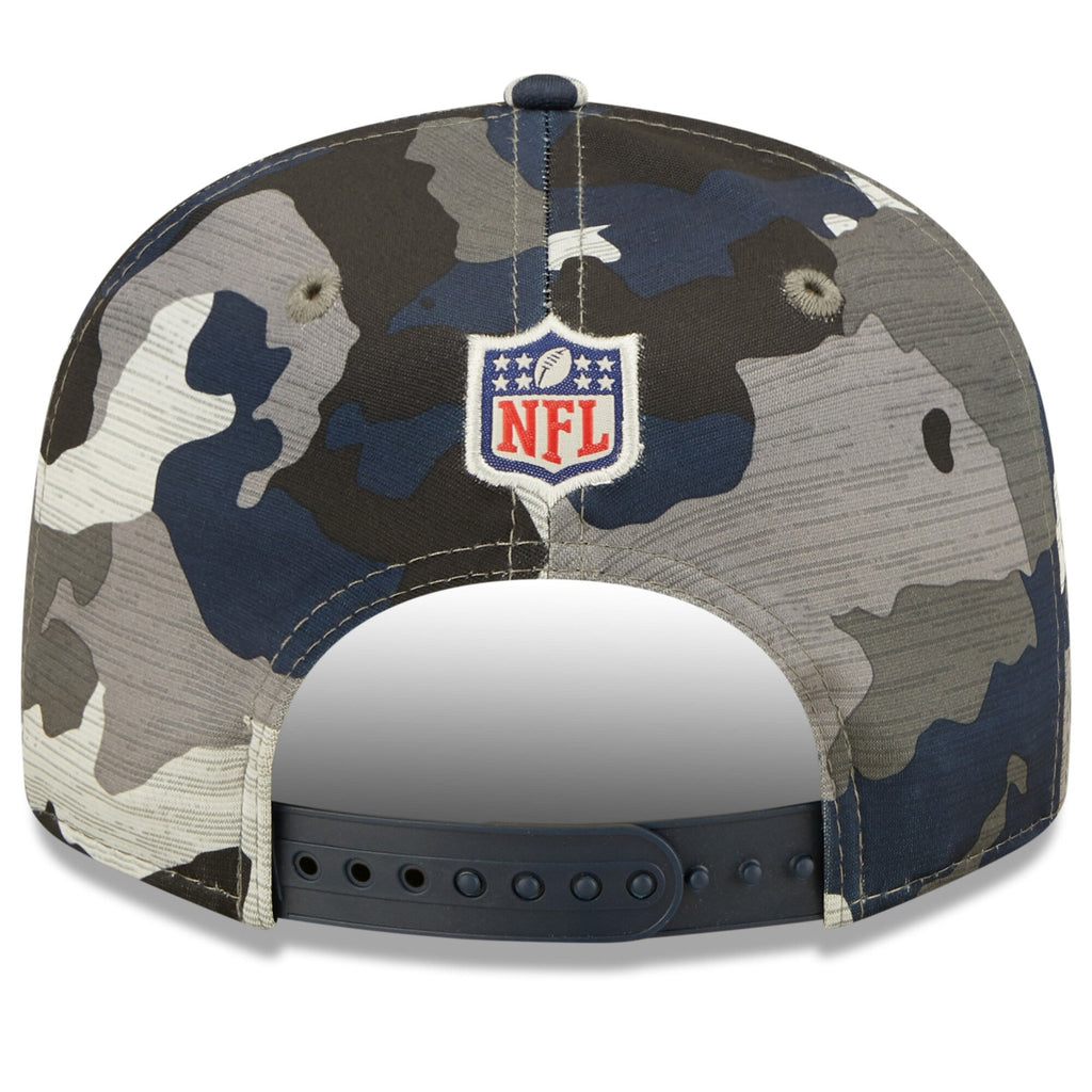 New England Patriots New Era Camo 2022 NFL Training Camp Official 9FIFTY Snapback Adjustable Hat for Men product image 4,