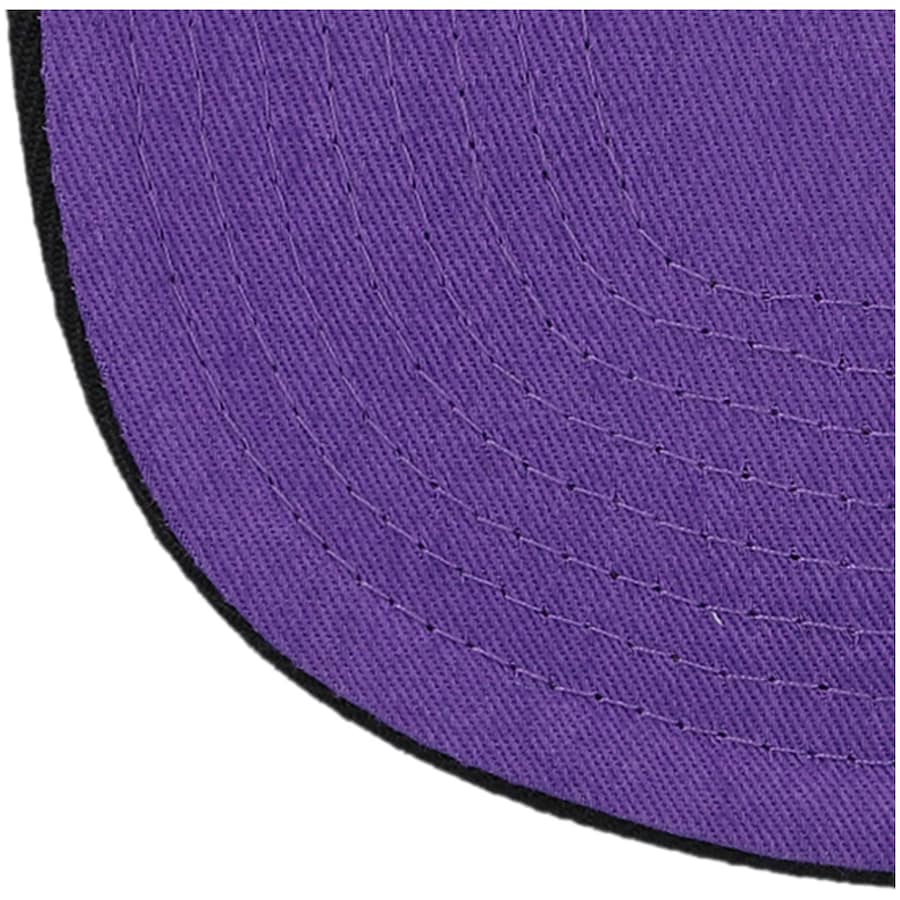 Miami Heat Mitchell & Ness Gray/Purple Heathered Underpop Snapback Hat for Men product image 5, provided for visual