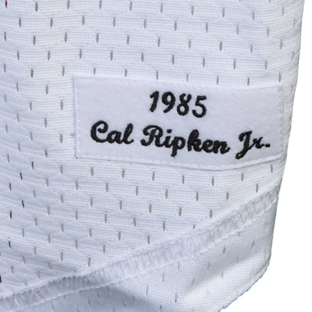 Baltimore Orioles Cal Ripken Jr. Mitchell & Ness White 1985 Authentic Cooperstown Collection Batting Practice Jersey for Men