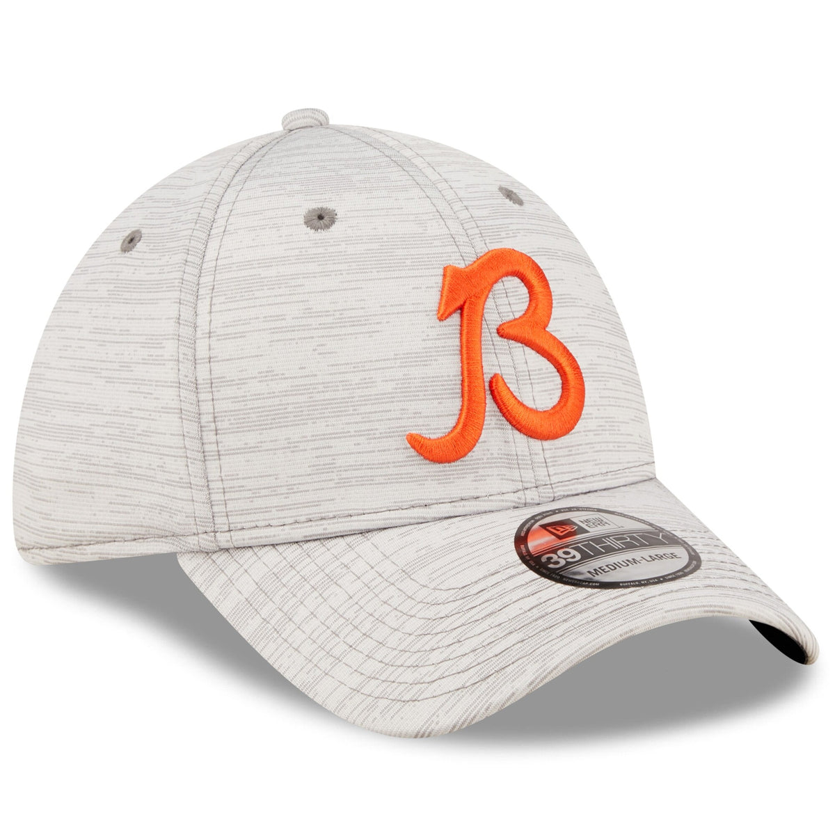 Chicago Bears New Era Gray 2022 NFL Training Camp Official Coach Script 39THIRTY Flex Hat for Men product image 3, provided