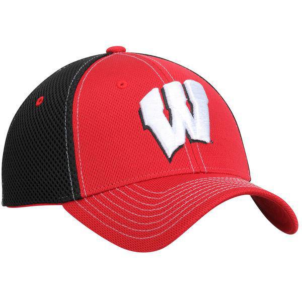 NCAA Wisconsin Badgers Zephyr Vapor Rally 2 Flex Fit Hat for Men product image 3, provided for visual reference and product