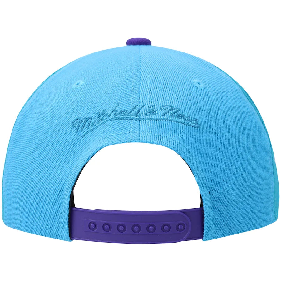 Utah Jazz NBA On The Block Mitchell & Ness Snapback Hat product image 4, provided for visual reference and product detail