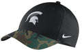 Michigan State Spartans Nike Legacy 91 2021 Veterans Camo Adjustable Hat product image 1, provided for visual reference and