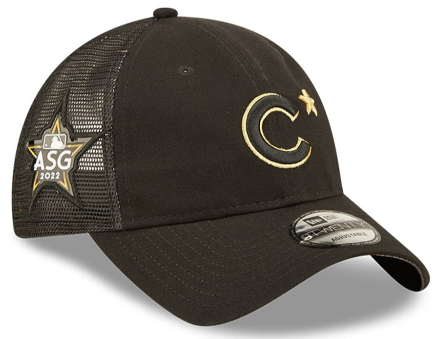 Chicago Cubs New Era Black 2022 MLB All-Star Game 9TWENTY Adjustable Hat for Men product image 1, provided for visual