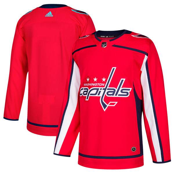 Washington Capitals adidas Red Home Authentic Blank Jersey for Men product image 1, provided for visual reference and