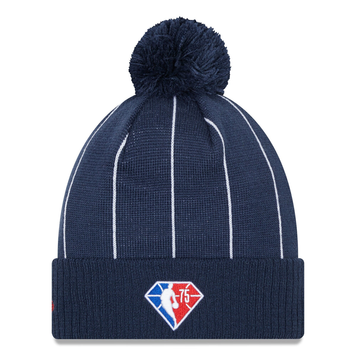 Houston Rockets '21 NBA City Edition New Era Navy Cuffed Knit Hat product image 2, provided for visual reference and product