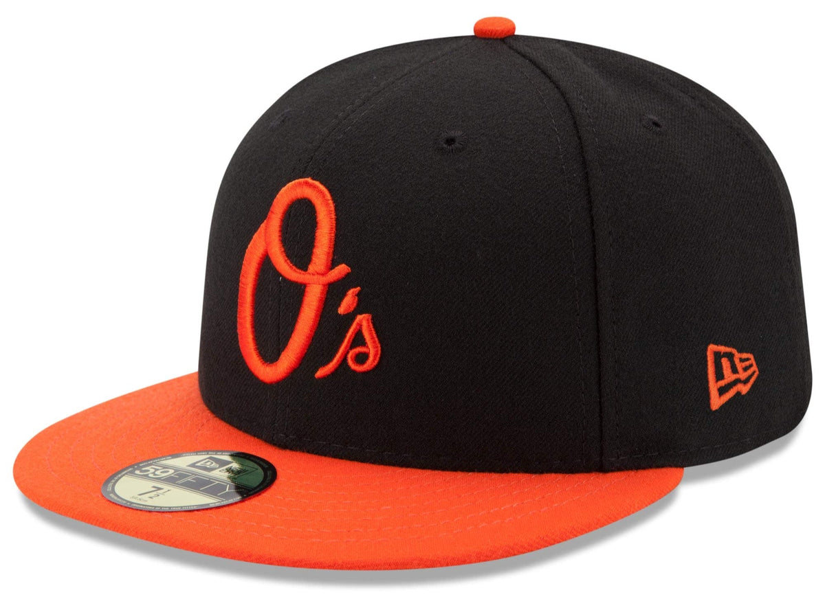 Baltimore Orioles New Era Black/Orange Alternate Authentic Collection On Field 59FIFTY Performance Fitted Hat for Men