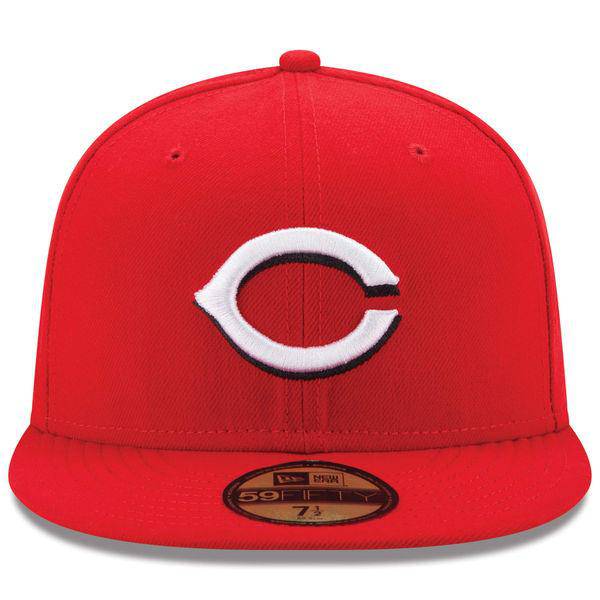 Cincinnati Reds New Era Red Home Authentic Collection On-Field 59FIFTY Fitted Hat for Men product image 2, provided for