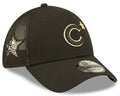 Chicago Cubs New Era 2022 All Star Game Black/Gold 39THIRTY Flex Fit Hat product image 1, provided for visual reference and